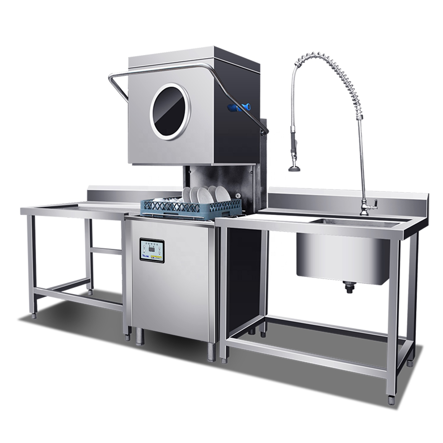 Commercial Kitchen Dishwasher - Restaurant Hotel Kitchen 16KW Freestanding Electrical