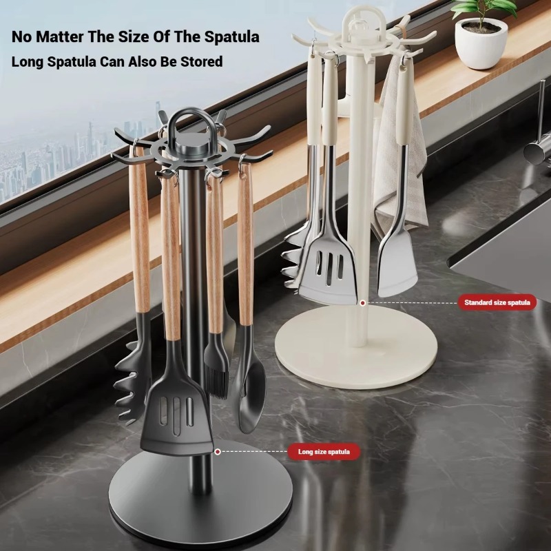 Commercial Kitchen Cooking - 360° Rotating Kitchen Spatula and Utensil