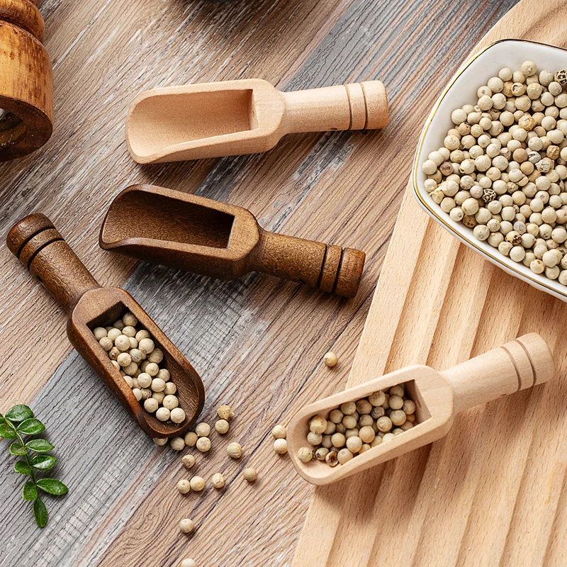 2/5PCS Wooden Coffee Scoop Set - đánh giá và giá Commercial Kitchen Cooking
