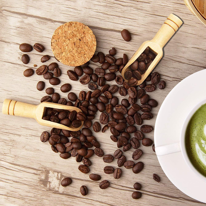 2/5PCS Wooden Coffee Scoop Set - đánh giá và giá Commercial Kitchen Cooking