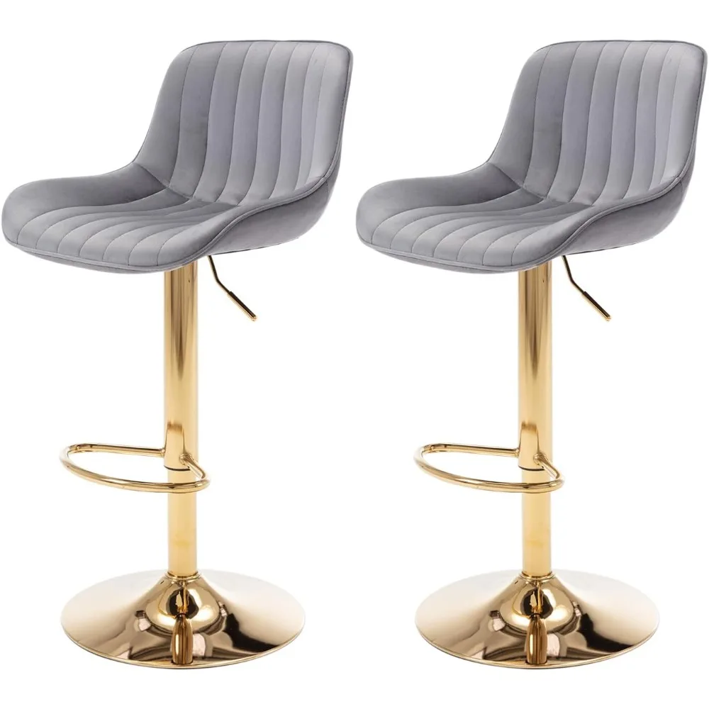 Modern Gold Velvet Bar Stools  - đánh giá và giá Commercial Kitchen Set