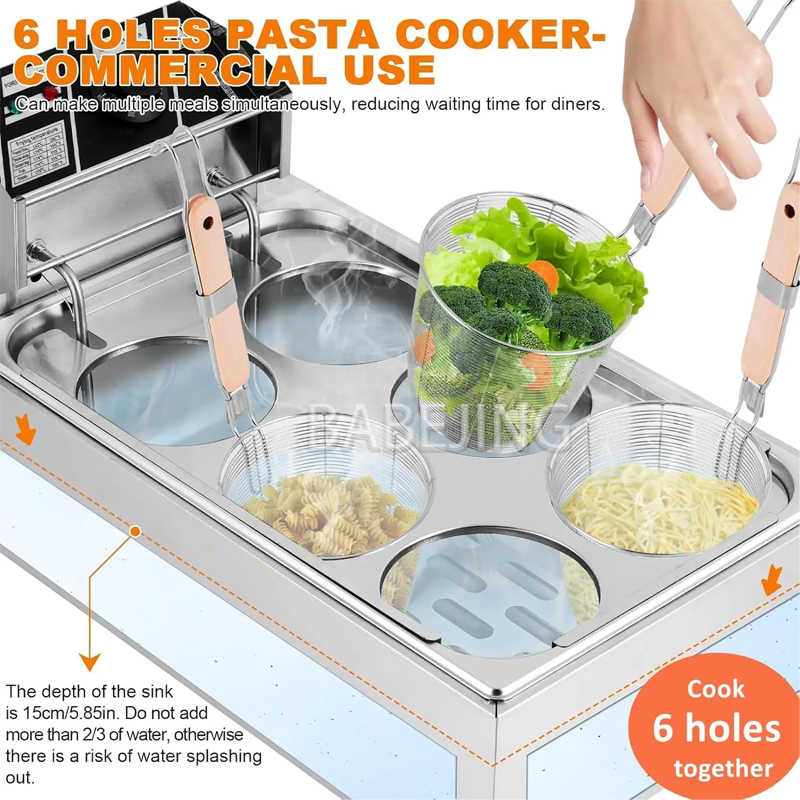Commercial 6-Hole Desktop Nood - đánh giá và giá Commercial Kitchen Cooking
